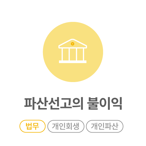 파산선고의 불이익 